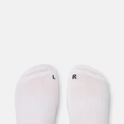 WHITE BAMBOO SPORT SOCKS red/black