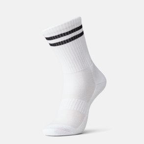 WHITE BAMBOO SPORT SOCKS black/black